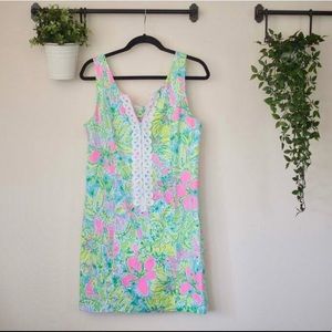 Lilly Pulitzer Cathy Shift Dress in Coconut Jungle